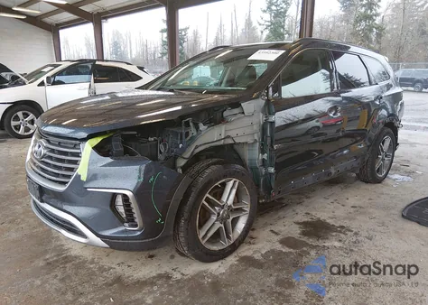 2017 Hyundai Santa Fe Se Ultimate from USA, damaged, VIN KM8SRDHF3HU213670